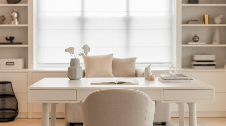 Elegant White Home Office Ideas for a Bright, Stylish Workspace