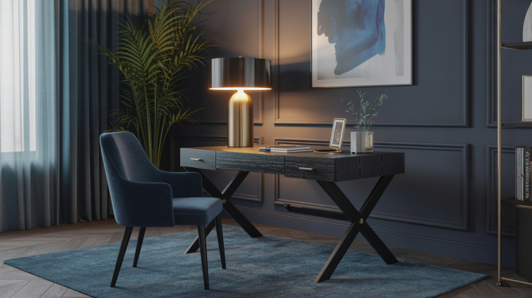 Dark Blue Home Office Ideas: Create a Moody, Stylish & Productive Workspace