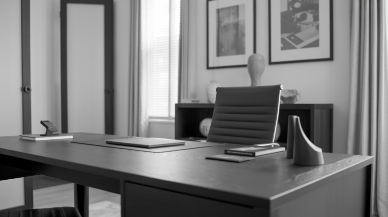 Black and White Home Office: Modern, Chic & Minimal Workspace Inspiration