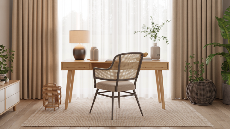 Modern Boho Office: Simple, Stylish & Creative Workspace Inspiration