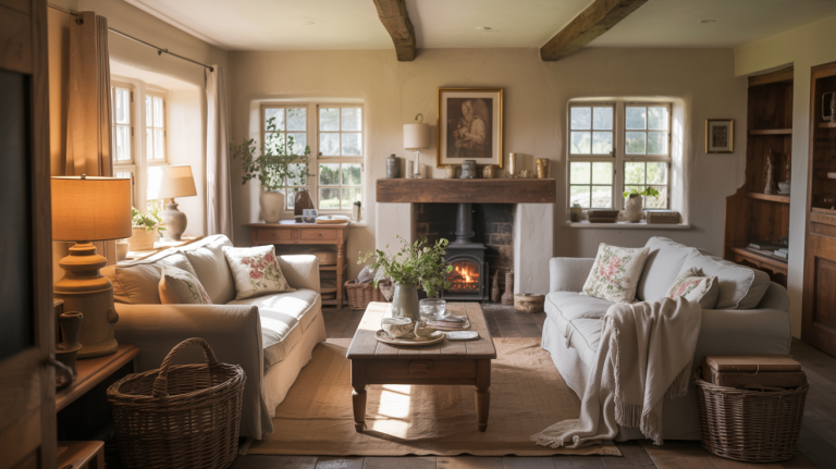 Cosy Cottage Living Room Ideas (Warm, Rustic & Timeless Country Style Inspiration)