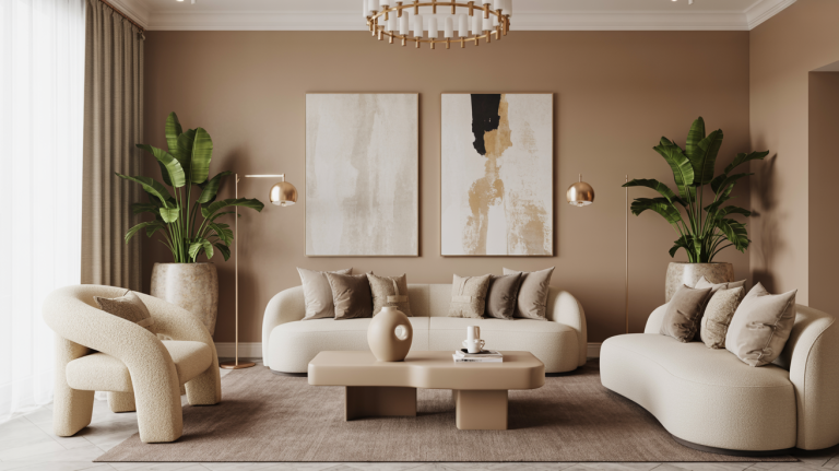 Taupe & Warm Beige Living Room Ideas (Neutral, Warm & Timeless Interior Inspiration)