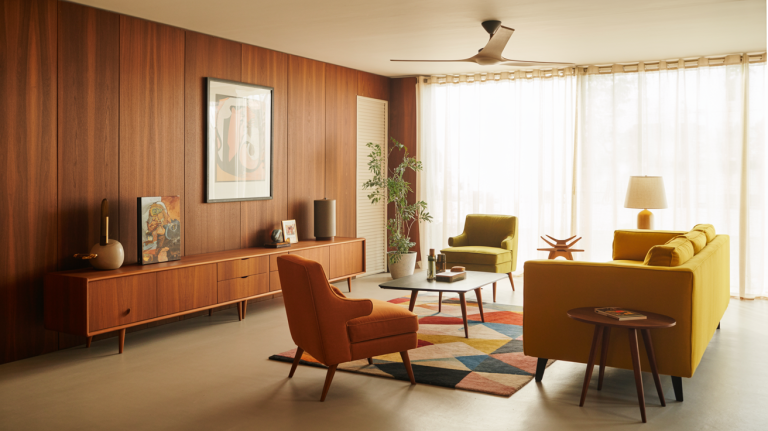 Mid Century Modern Living Room Ideas (Earthy, Eclectic & Timeless MCM Inspiration)